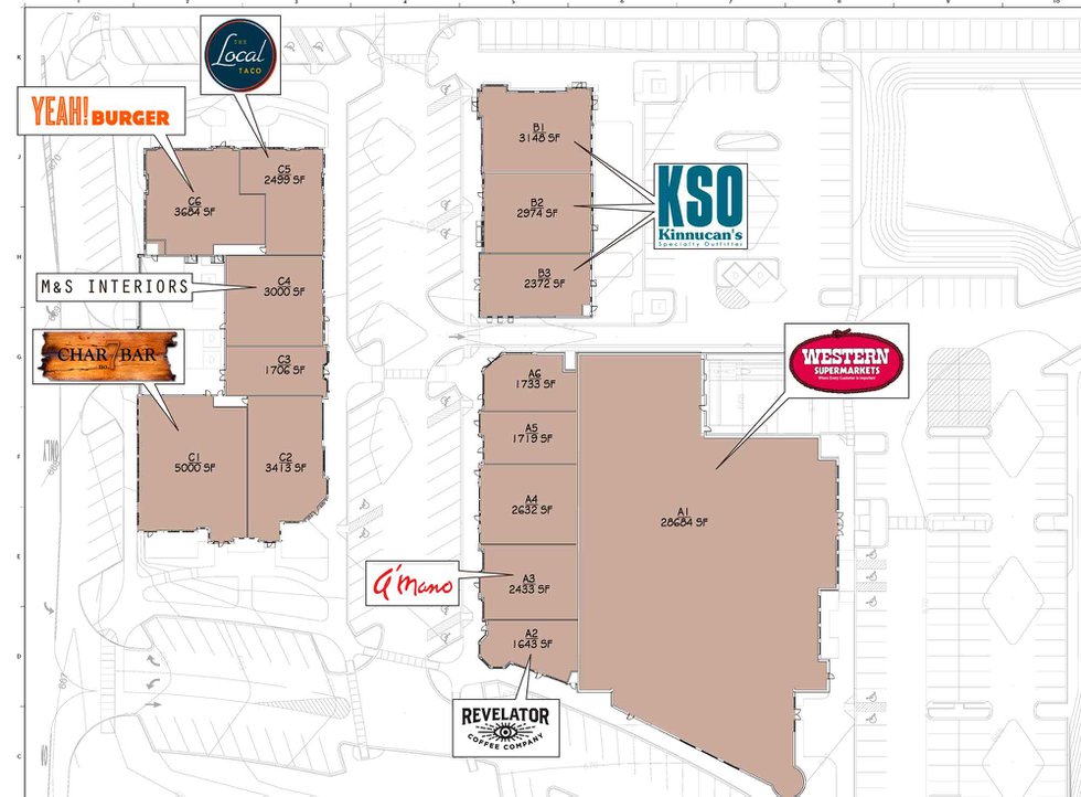 Lane Park Retail Phase One Map