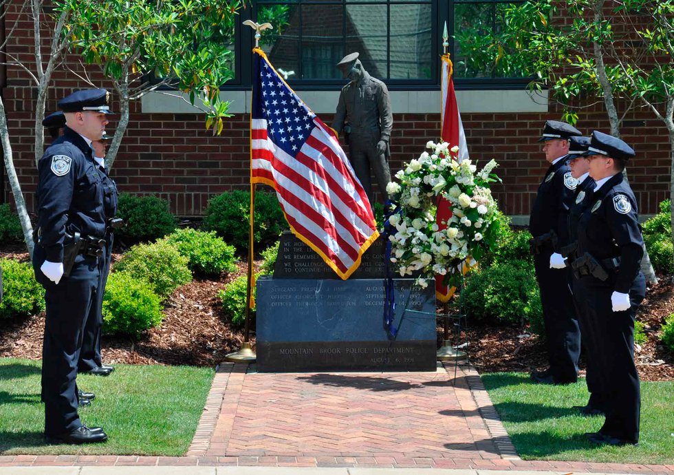 Mountain Brook Police Memorial Wreath Ceremony