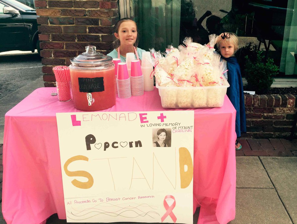 Lilly Papapietro Breast Cancer Lemonade Stand
