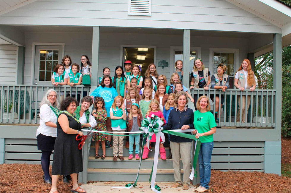 Girl Scout House Ribbon Cutting
